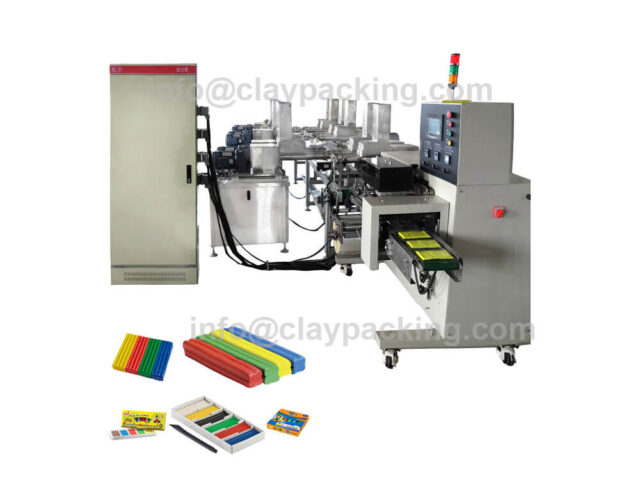 Automatic 12-Color Modeling Clay Extruding, Cutting and Packing Machine