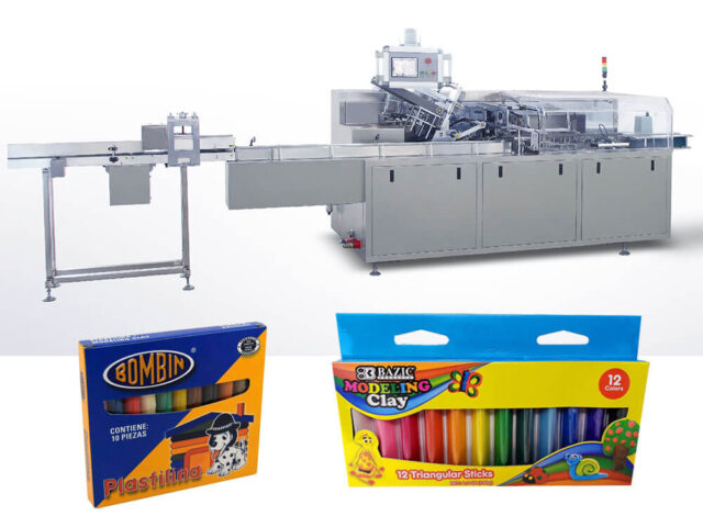 Automatic Cartoning Machine For 12 Colors Plasticine, Modeling Clay, Oil Clay