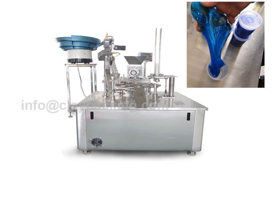 Slime Cup Filling And Capping Machine